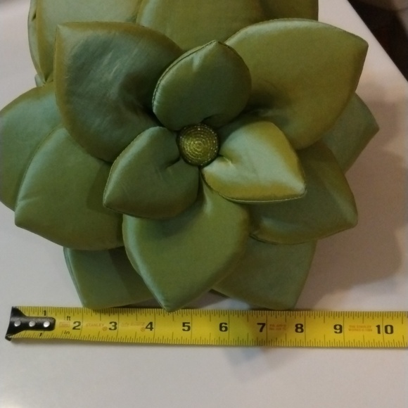 NWOT Mad bags, Taffeta Silk Flower Clutch, fairycore luxury  Y2k - Picture 5 of 6